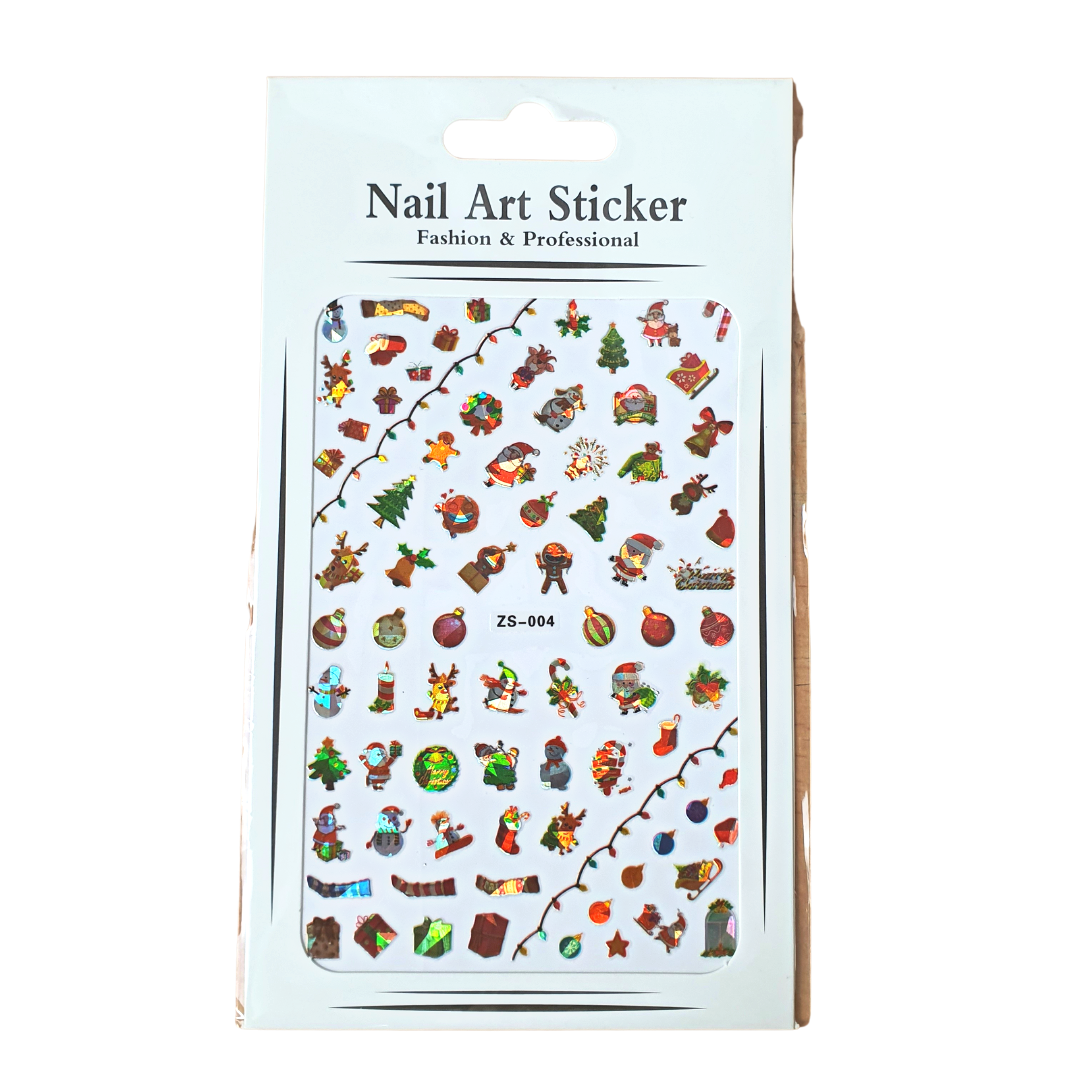 Christmas Sticker Nail Decals (ZS)