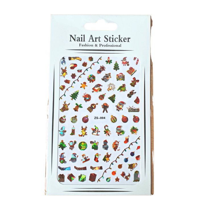 Christmas Sticker Nail Decals (ZS)