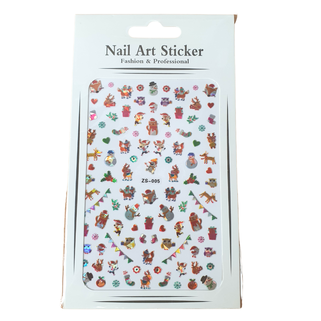 Christmas Sticker Nail Decals (ZS)