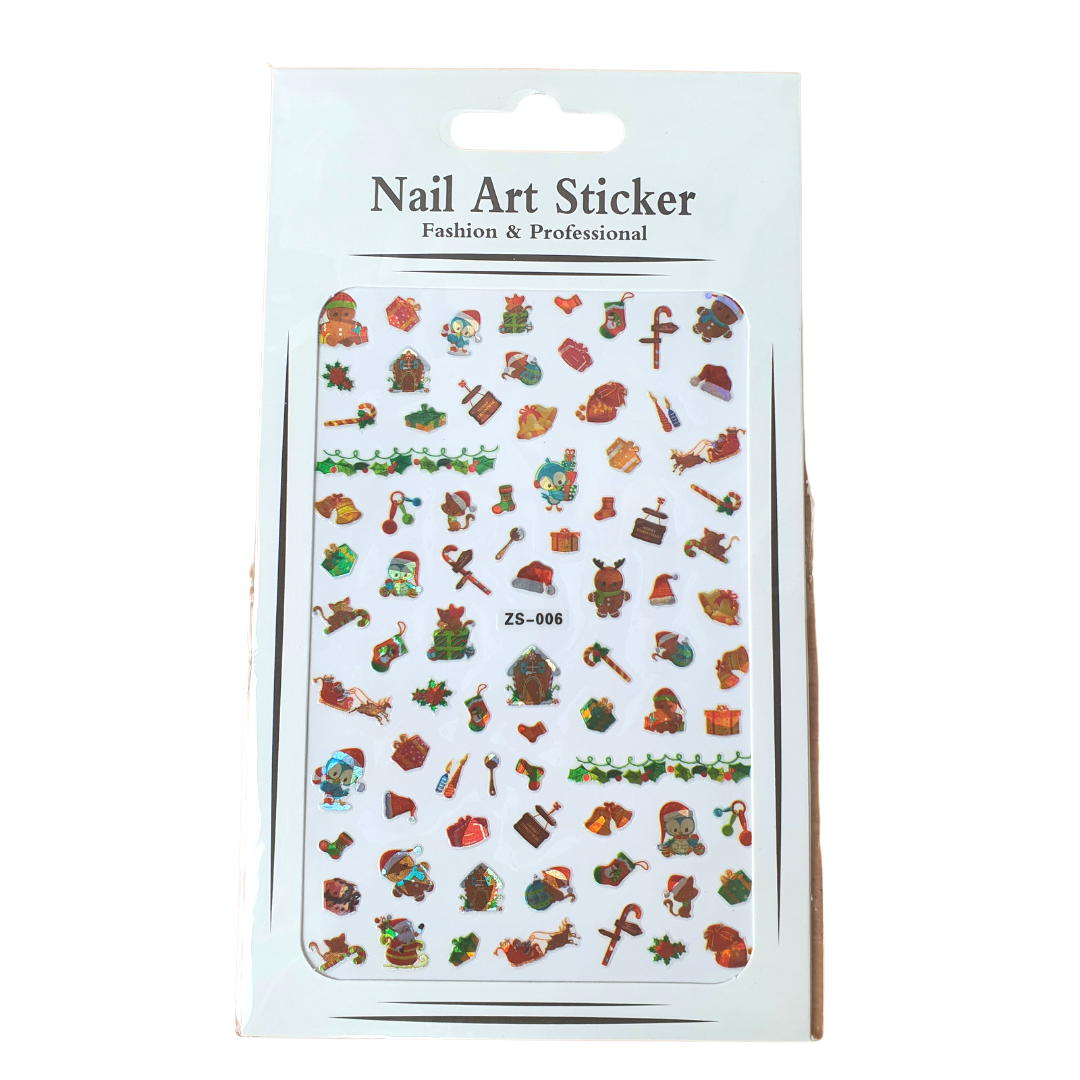 Christmas Sticker Nail Decals (ZS)