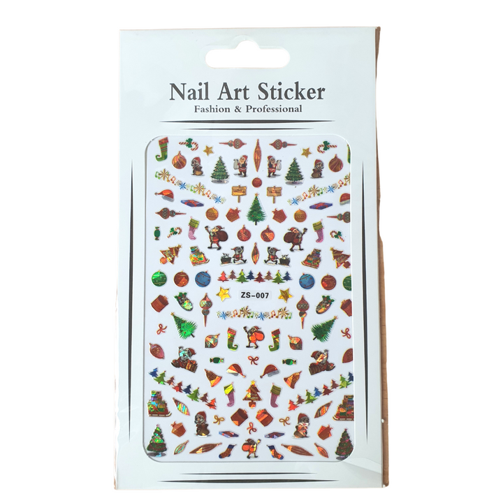 Christmas Sticker Nail Decals (ZS)