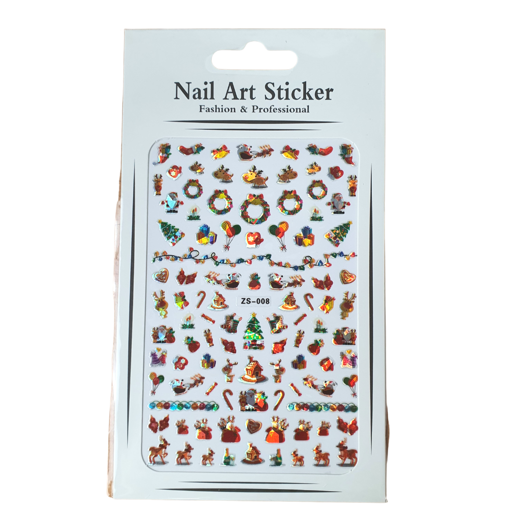 Christmas Sticker Nail Decals (ZS)