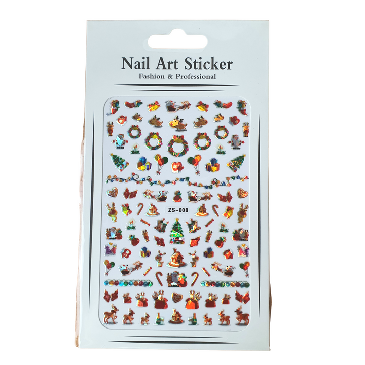 Christmas Sticker Nail Decals (ZS)