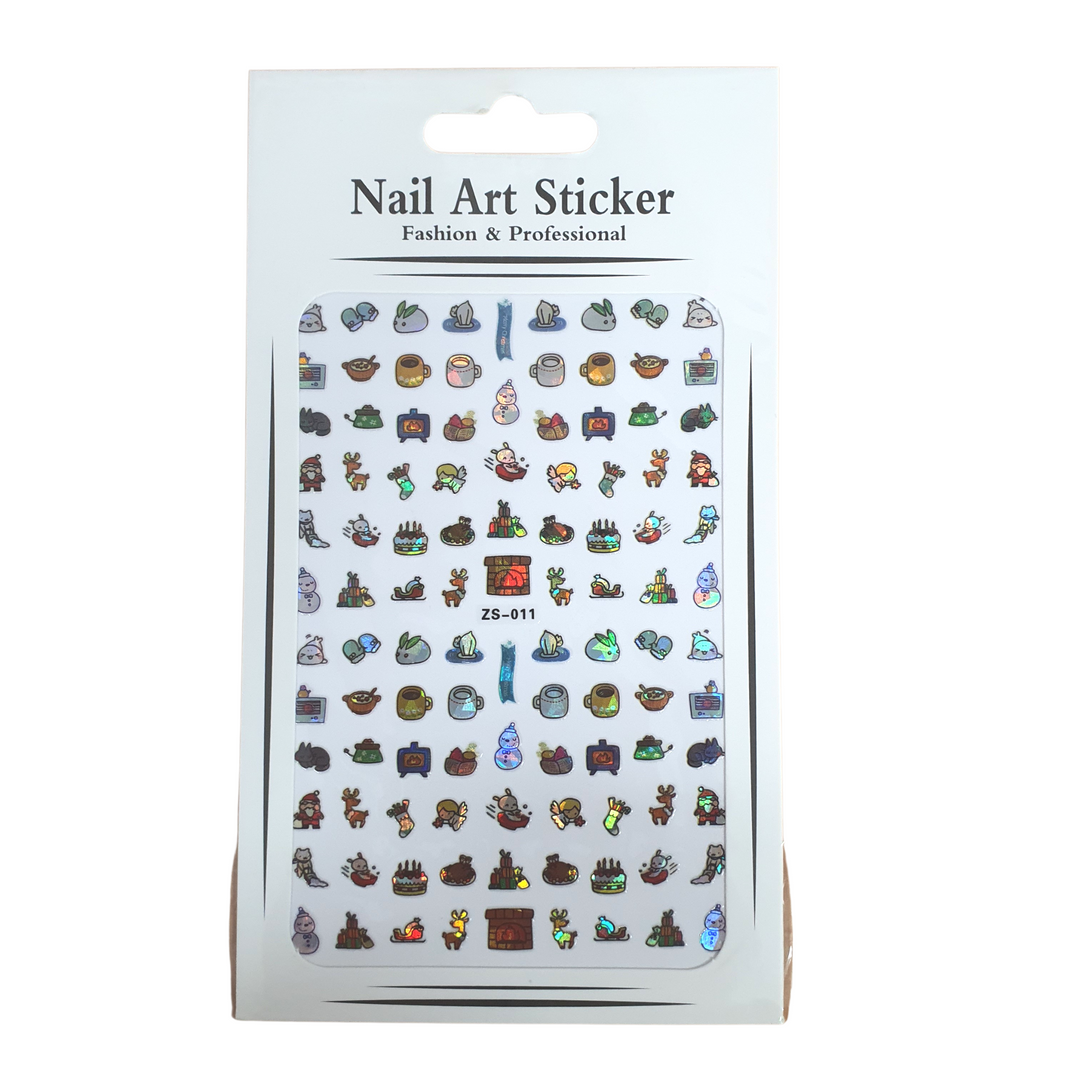Christmas Sticker Nail Decals (ZS)