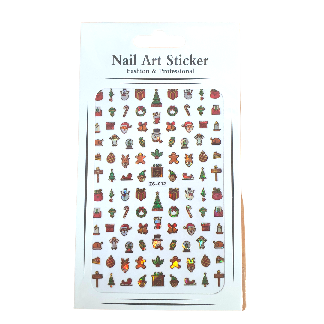Christmas Sticker Nail Decals (ZS)