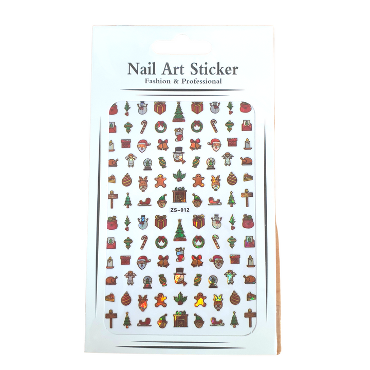 Christmas Sticker Nail Decals (ZS)