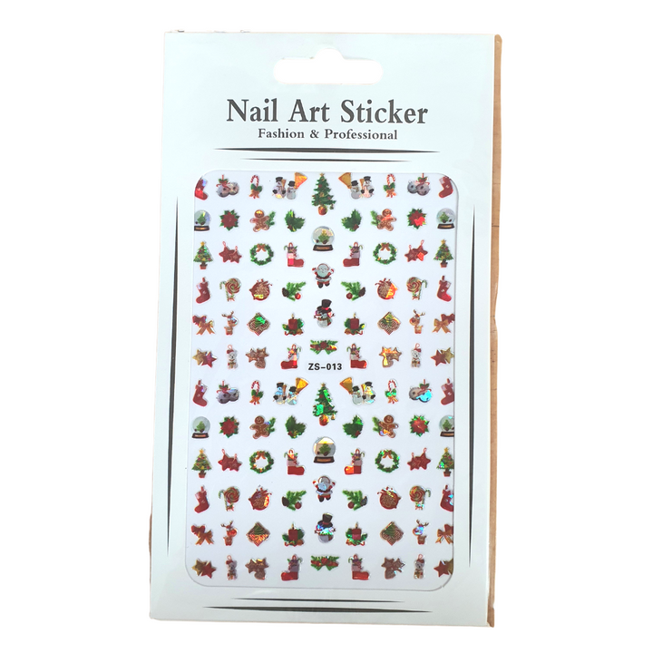 Christmas Sticker Nail Decals (ZS)