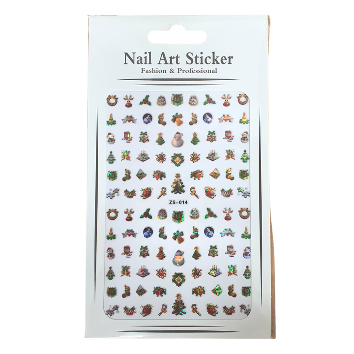 Christmas Sticker Nail Decals (ZS)