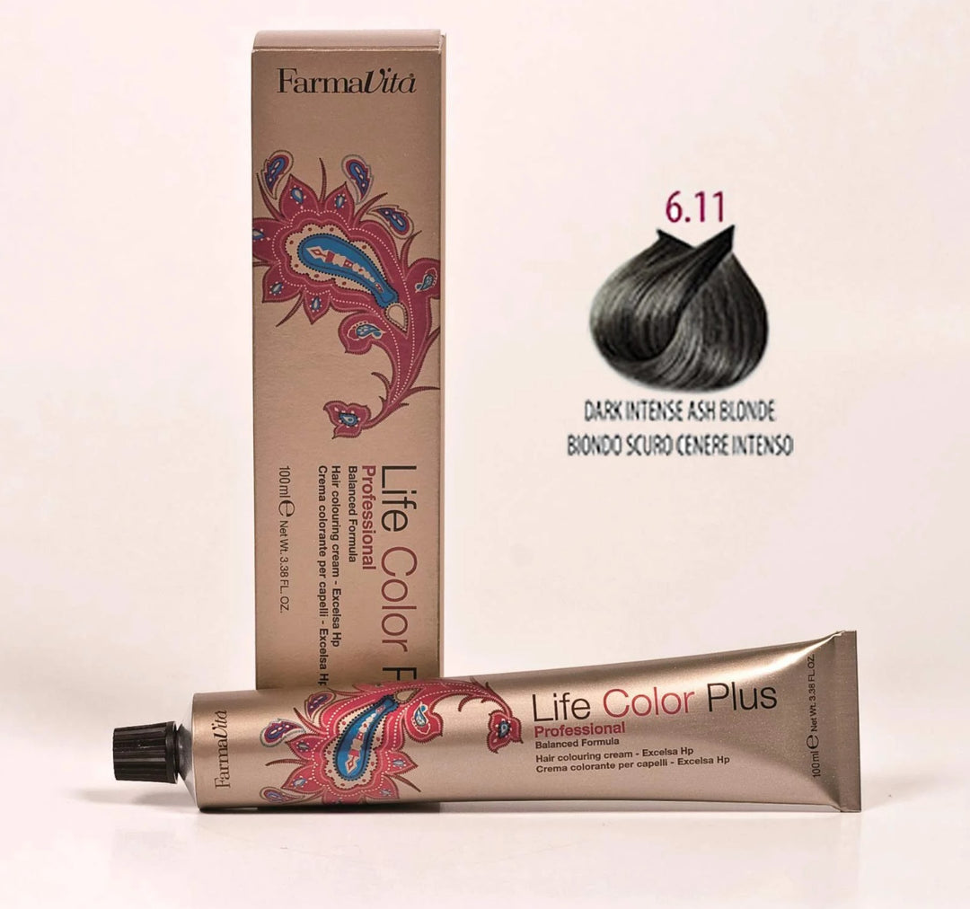 6.11 Dark Intense Ash Blonde - Farmavita