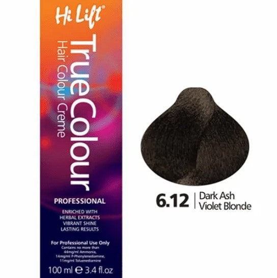 6.12 Dark Ash Violet Blonde - Hilift True Colour