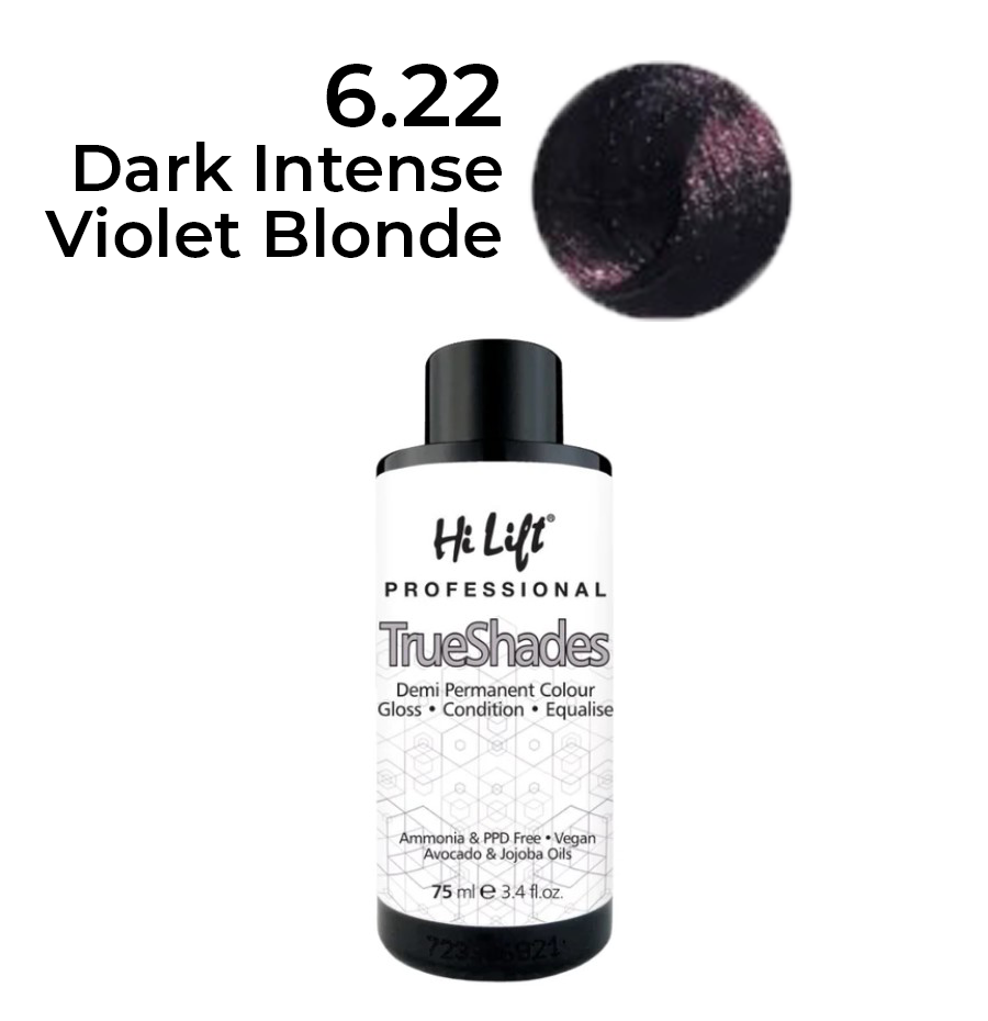 Hilift Trueshades hair colour - 6.22 Dark Violet Intense Blonde