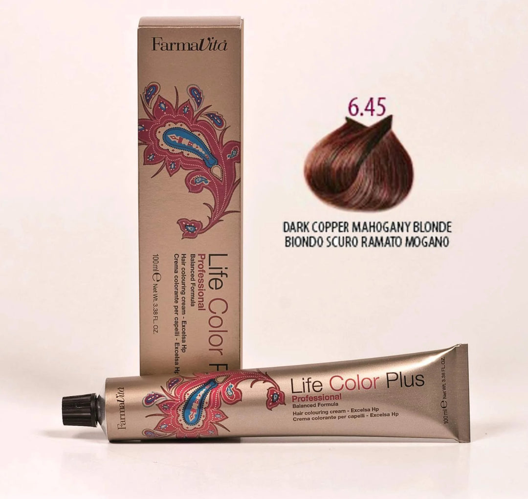 6.45 Dark Copper Mahogany Blonde - Farmavita