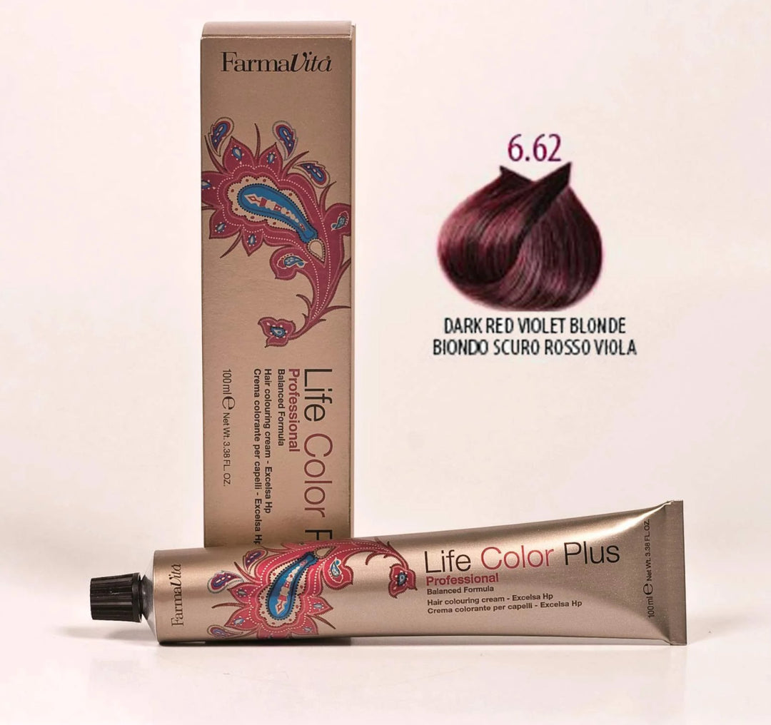 6.62 Dark Red Violet Blonde - Farmavita