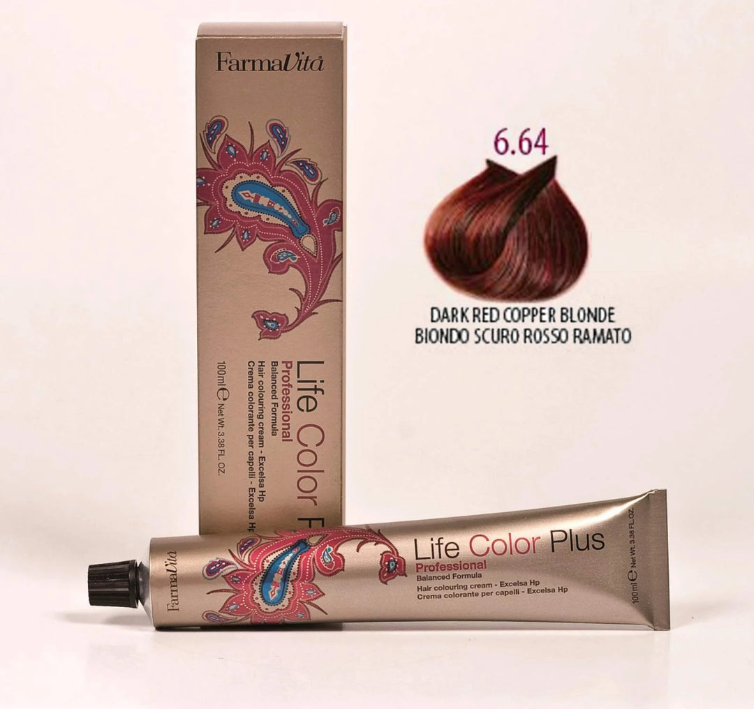 6.64 Dark Red Copper Blonde - Farmavita