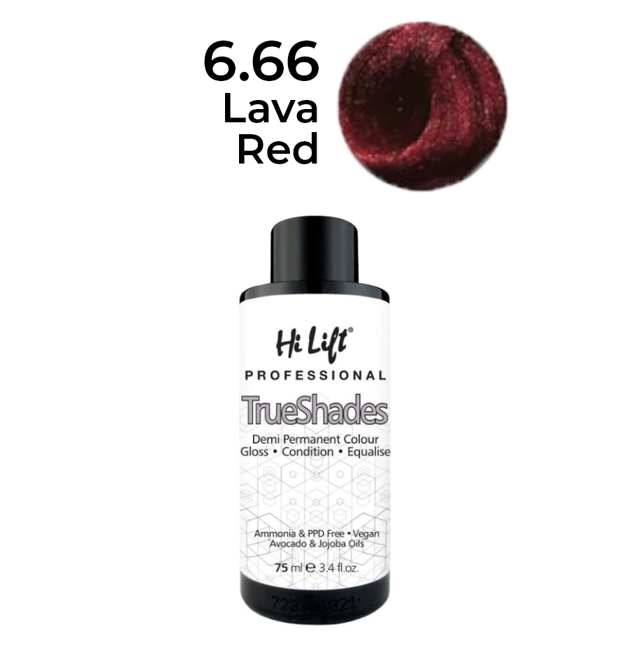 Hilift Trueshades hair colour - 6.66 Lava Red