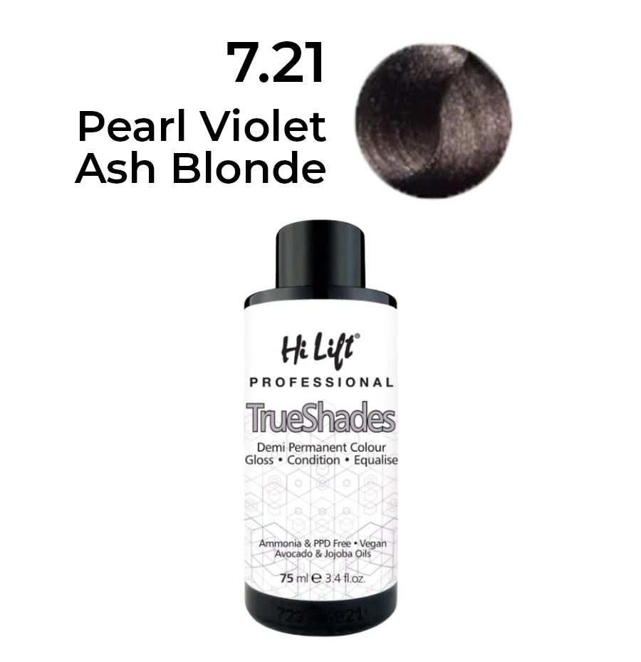 Hilift Trueshades hair colour - 7.21 Pearl Violet Ash Blonde