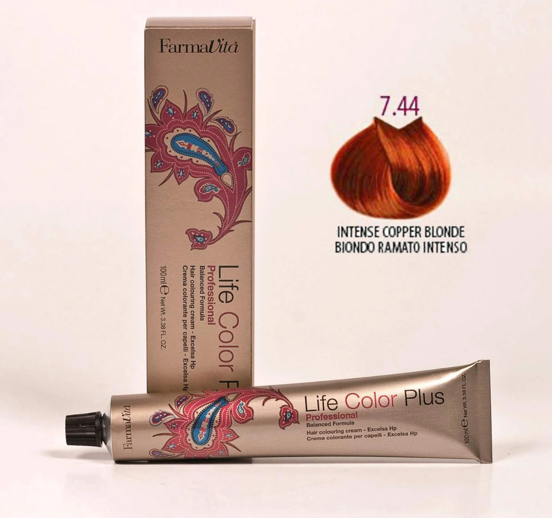 7.44 Intense Copper Blonde - Farmavita