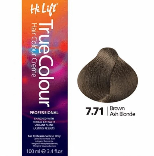 7.71 Brown Ash Blonde - Hilift True Colour