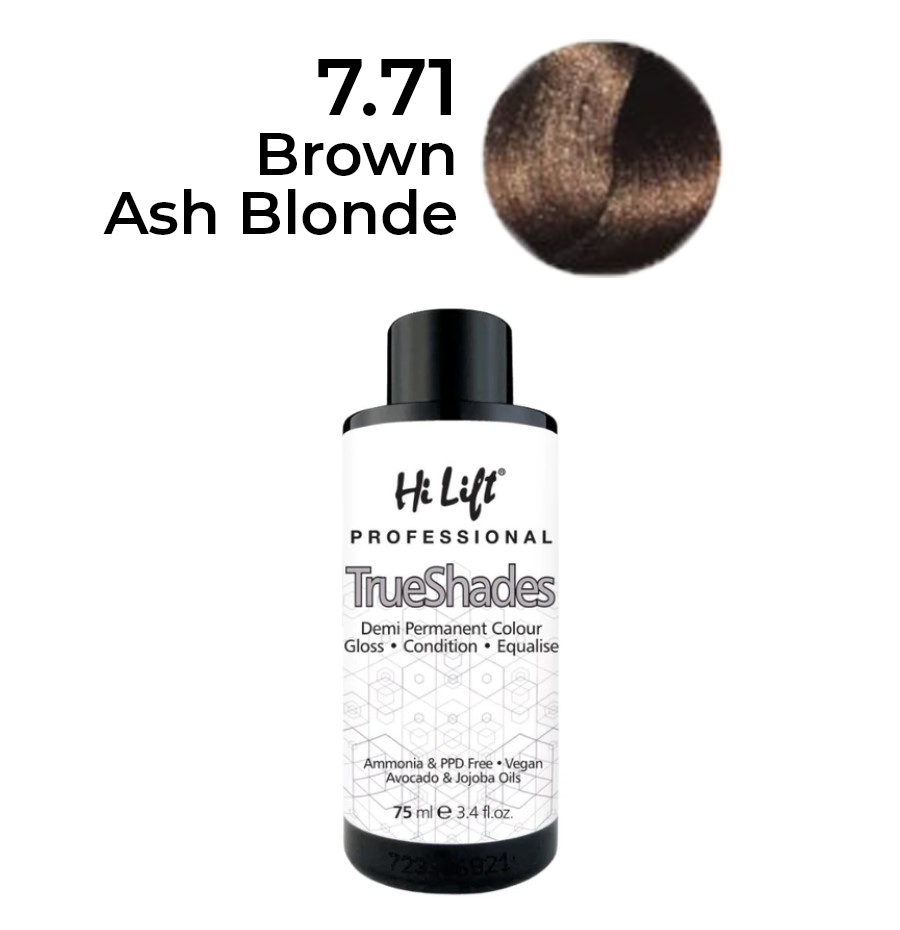 Hilift Trueshades hair colour - 7.71 Blonde Ash Blonde