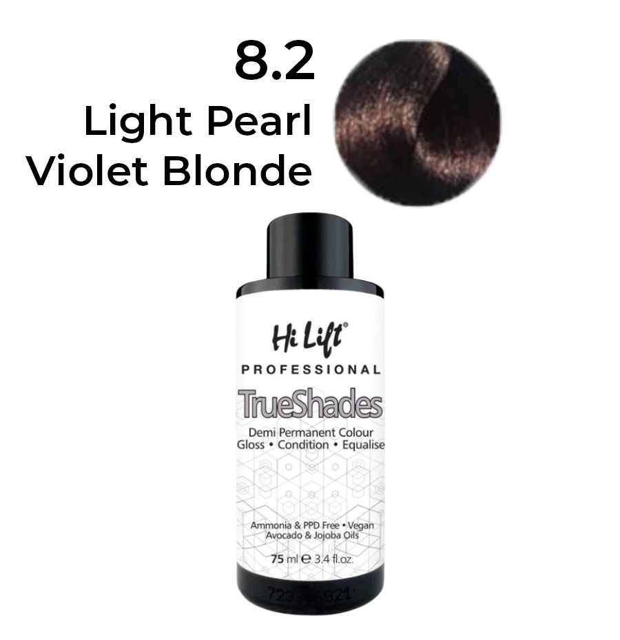 Hilift Trueshades hair colour - 8.2 Light Pearl Violet Blonde