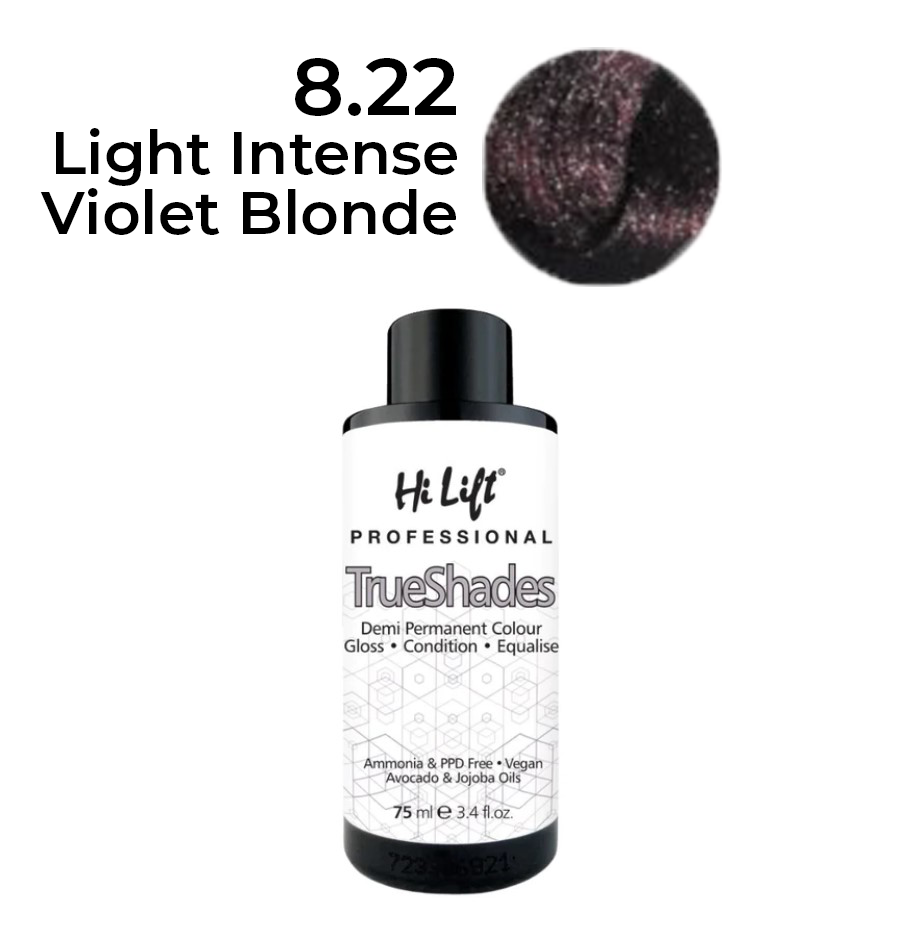 Hilift Trueshades hair colour - 8.22 Light Intense Violet blonde