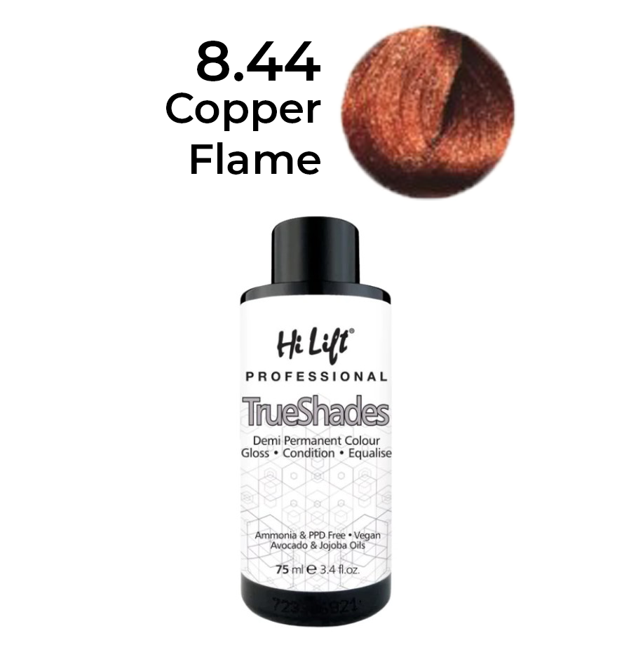 Hilift Trueshades hair colour - 8.44 Copper flame