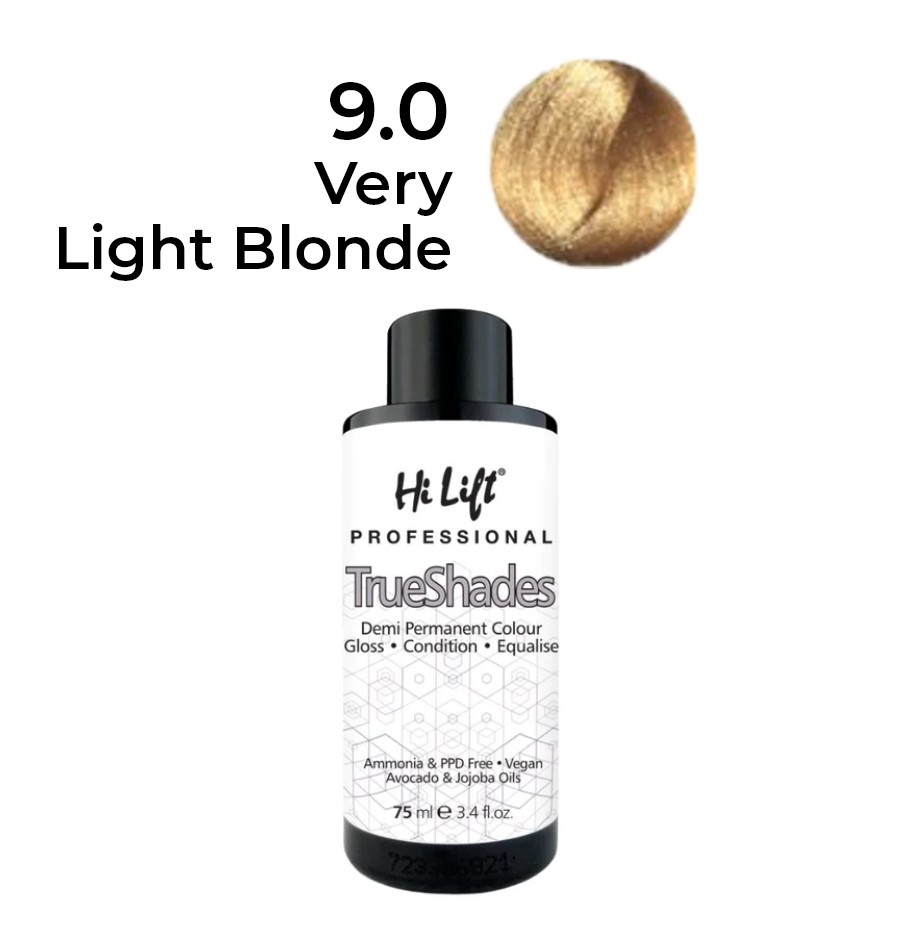 Hilift Trueshades hair colour - 9.0 Very Light Blonde