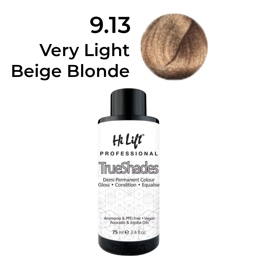 Hilift Trueshades hair colour - 9.13 Very Light Beige Blonde