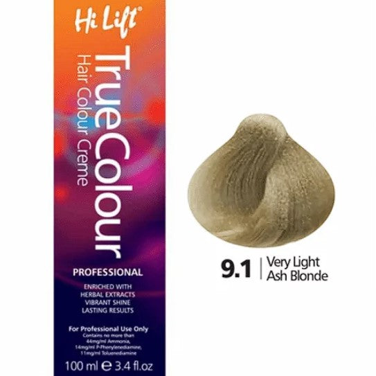 9.1 Very Light Ash Blonde - Hilift True Colour