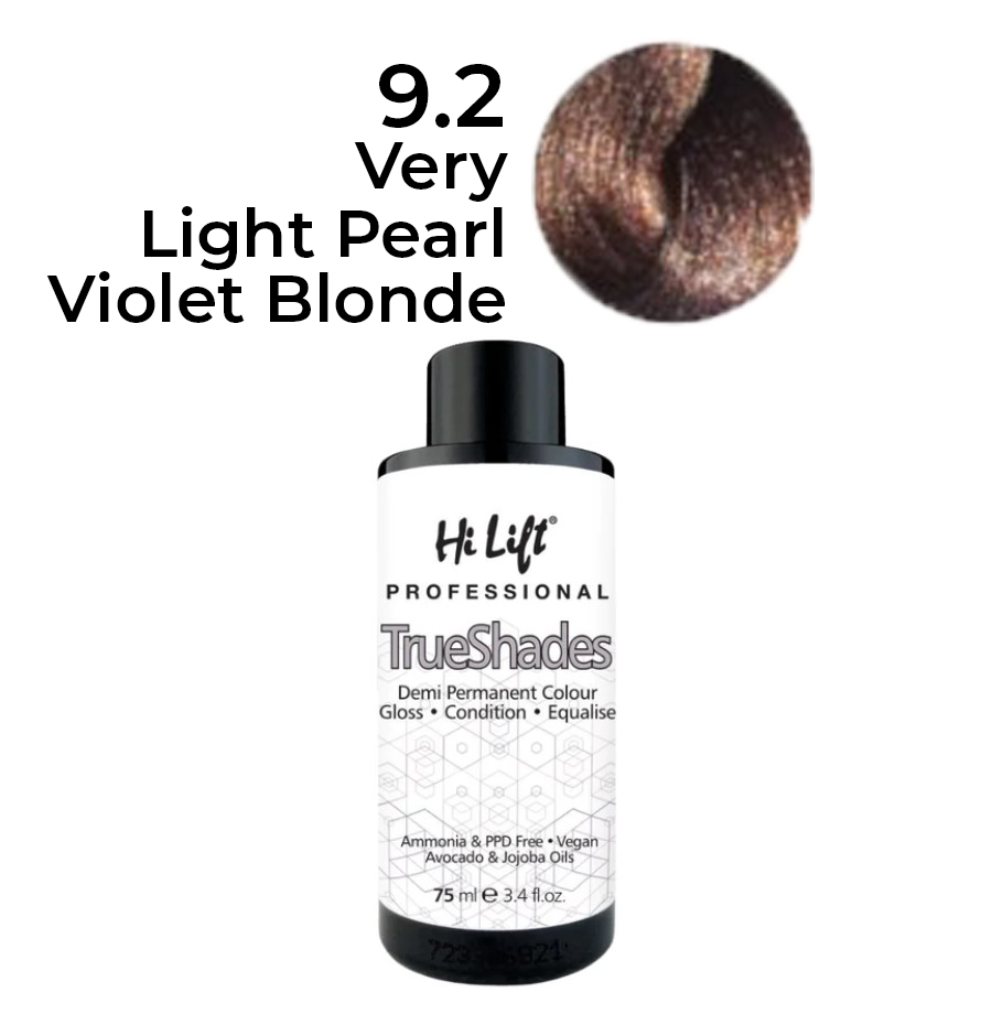 Hilift Trueshades hair colour - 9.2 Very Light Pearl Violet Blonde