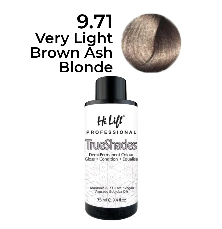 Hilift Trueshades hair colour - 9.71 Very Light brown Ash Blonde