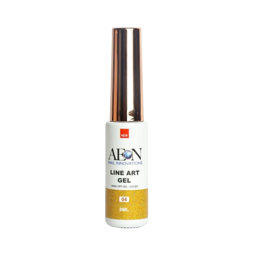 AEON Line Art Gel - #04 GOLD GLITTER