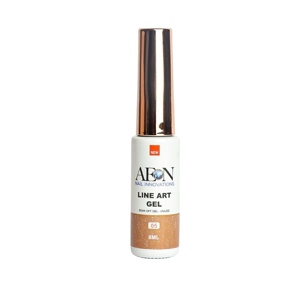 AEON Line Art Gel - #05 ROSE GOLD GLITTER