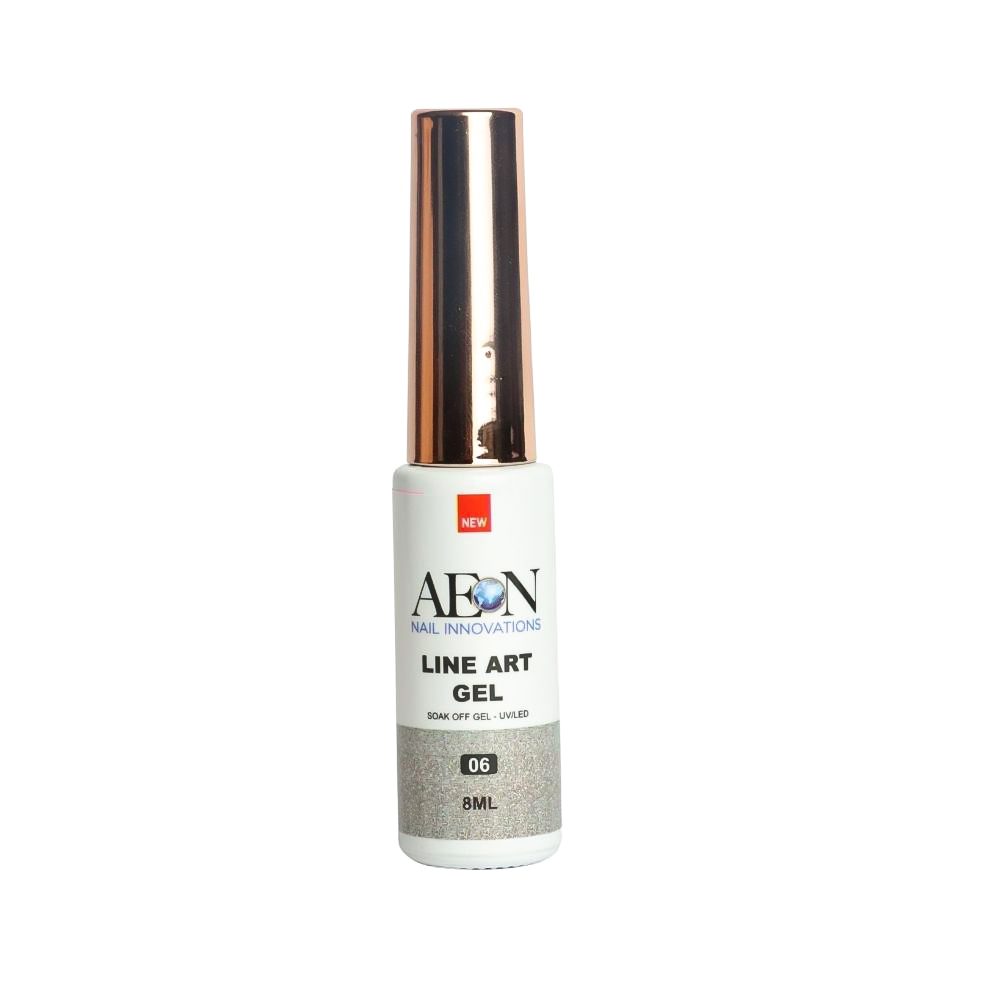 AEON Line Art Gel - #06 SILVER FINE GLITTER