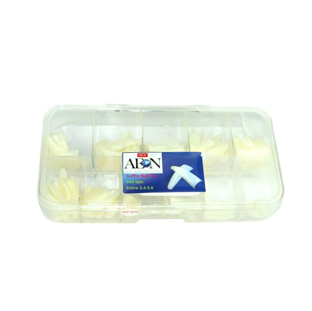 AEON Nail Tips - 1 Box full size 0-9 (540tips)