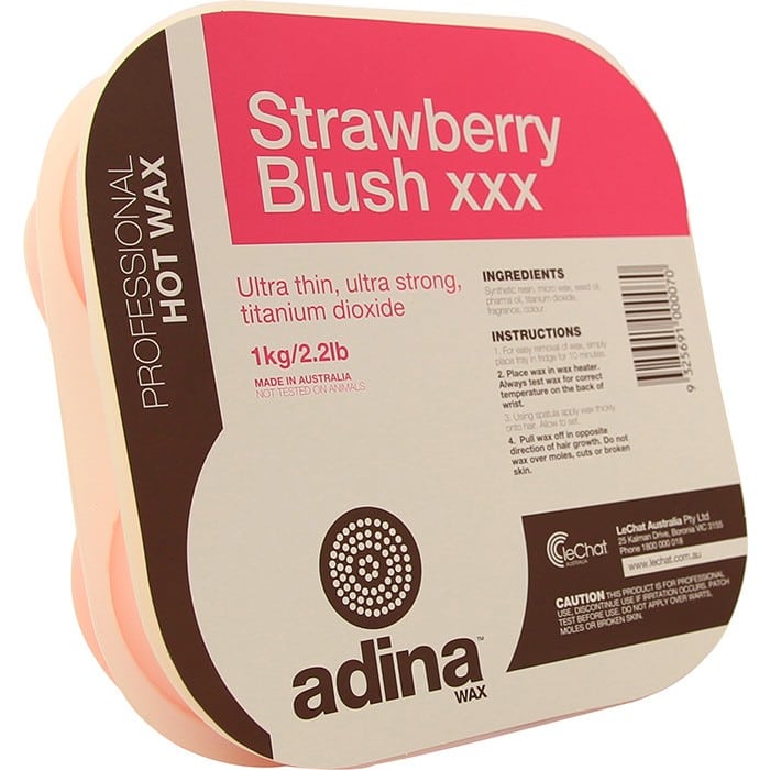 Adina Strawberry Blush Hot Wax - 1kg