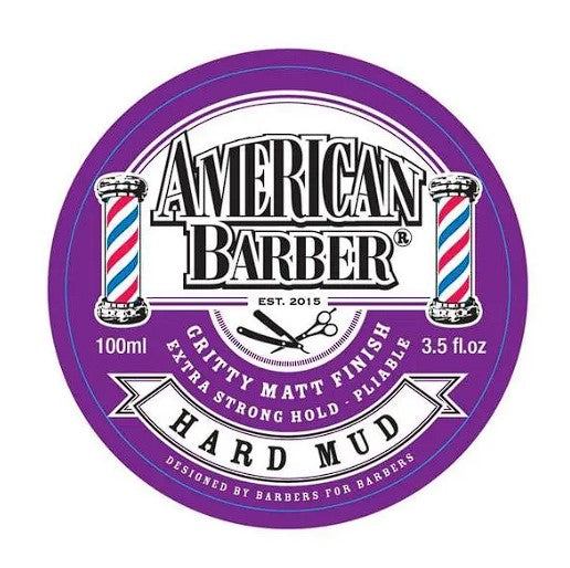 American Barber Hard Mud Extra Strong Hold - 100ml