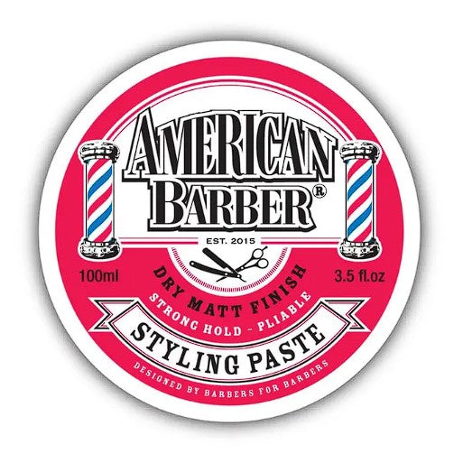 American Barber Styling Paste Strong Hold - 100ml