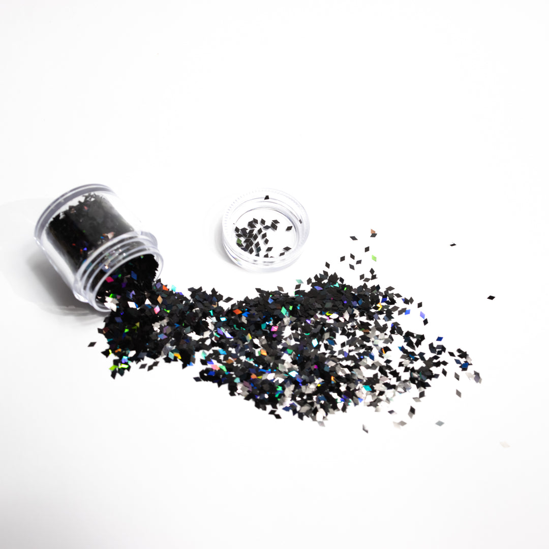 Black Iridescent Glitter (G05)