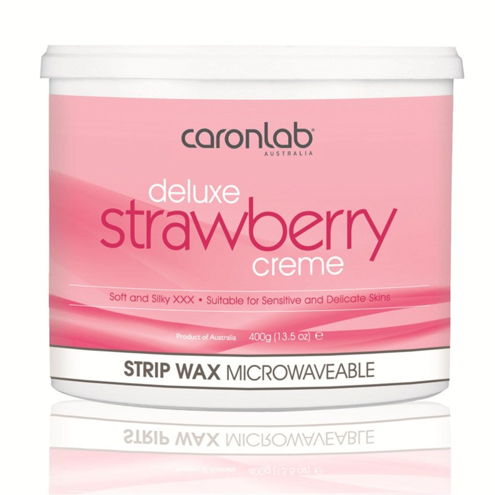 Caronlab Deluxe Strawberry Crème Strip Wax Oz Nails & Beauty Supply