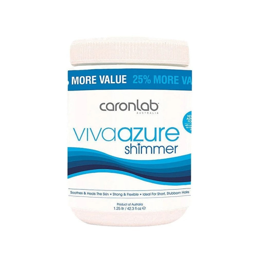 Caronlab Vivaazure Shimmer Strip Wax - 1.25L