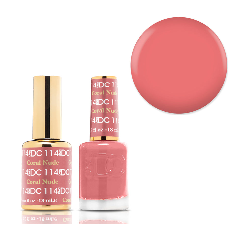 #114 DND DC COLOR DUO Coral Nude