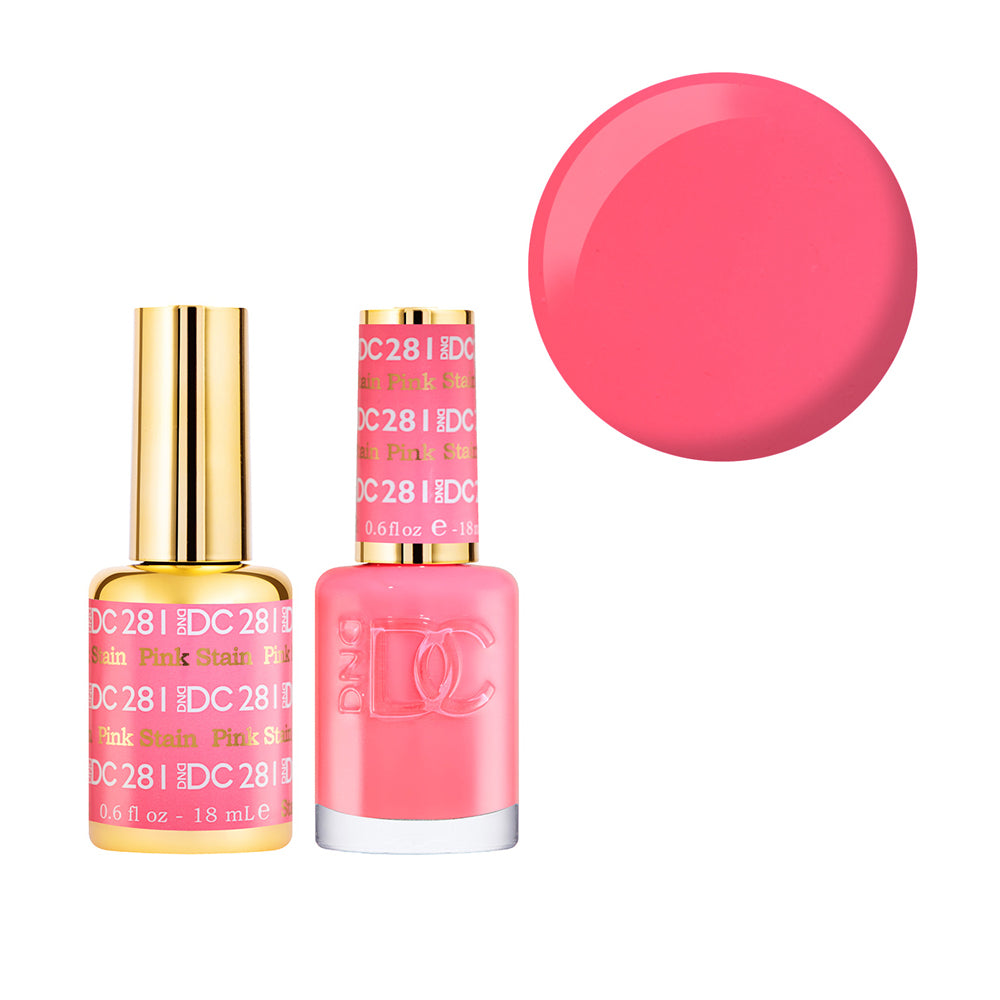 #281 DND DC COLOR DUO Pink Stain