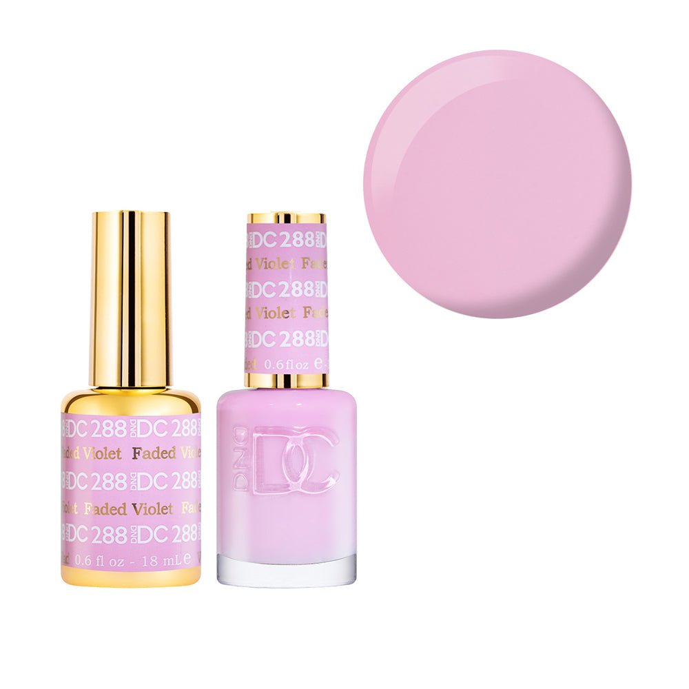 #288 DND DC COLOR DUO Faded Violet