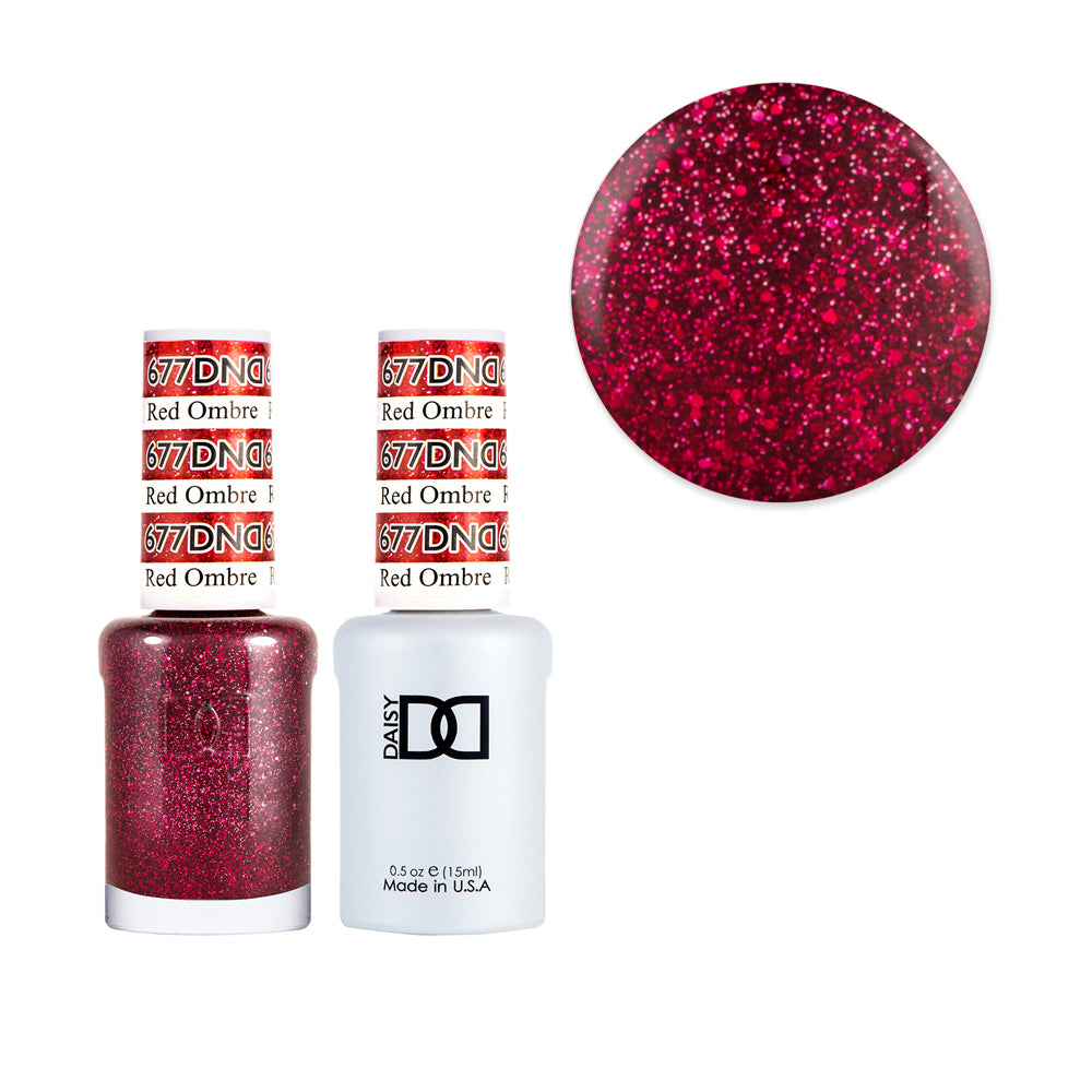 #677 DND Red Ombre