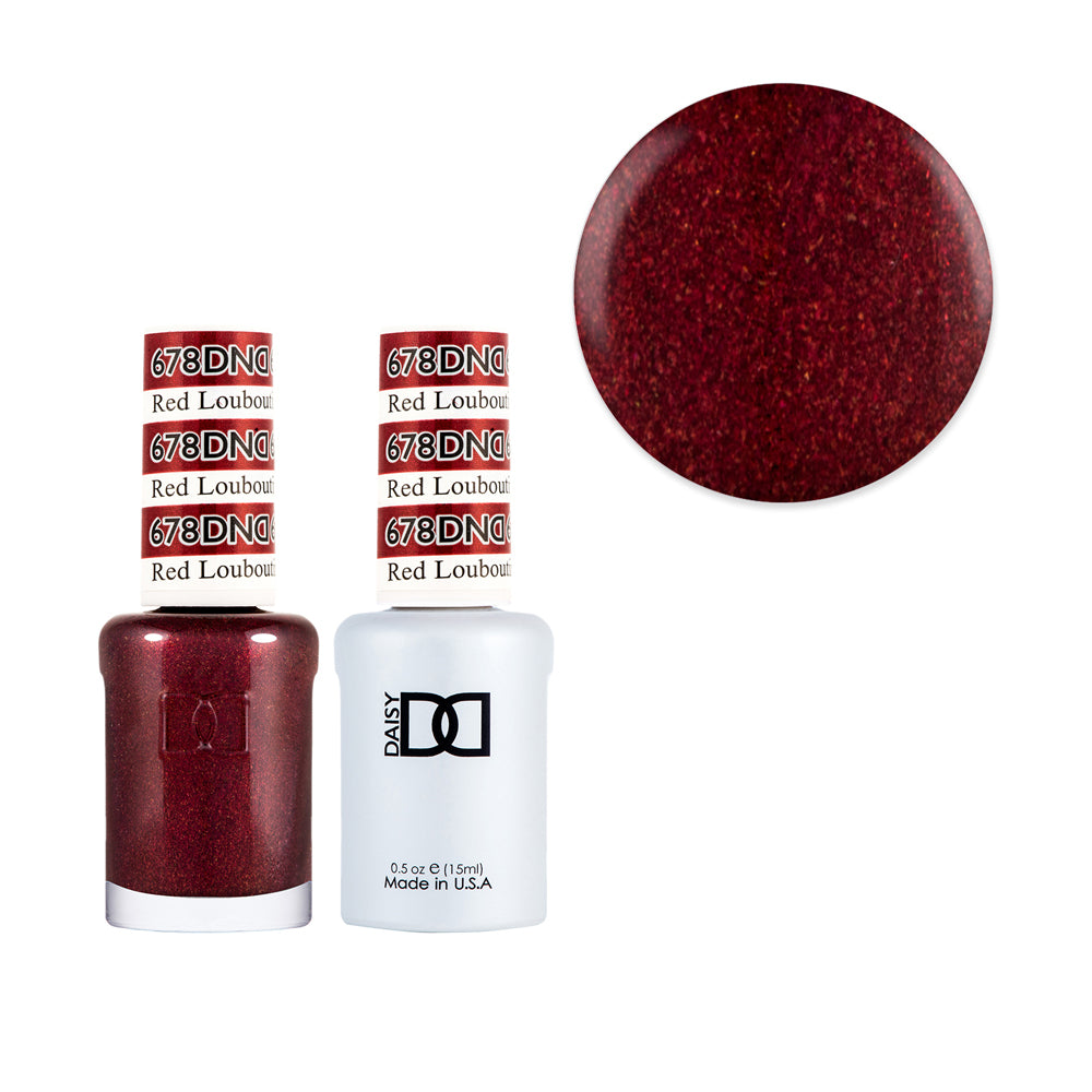 678 DND Red Louboutin – Oz Nails Beauty Supply