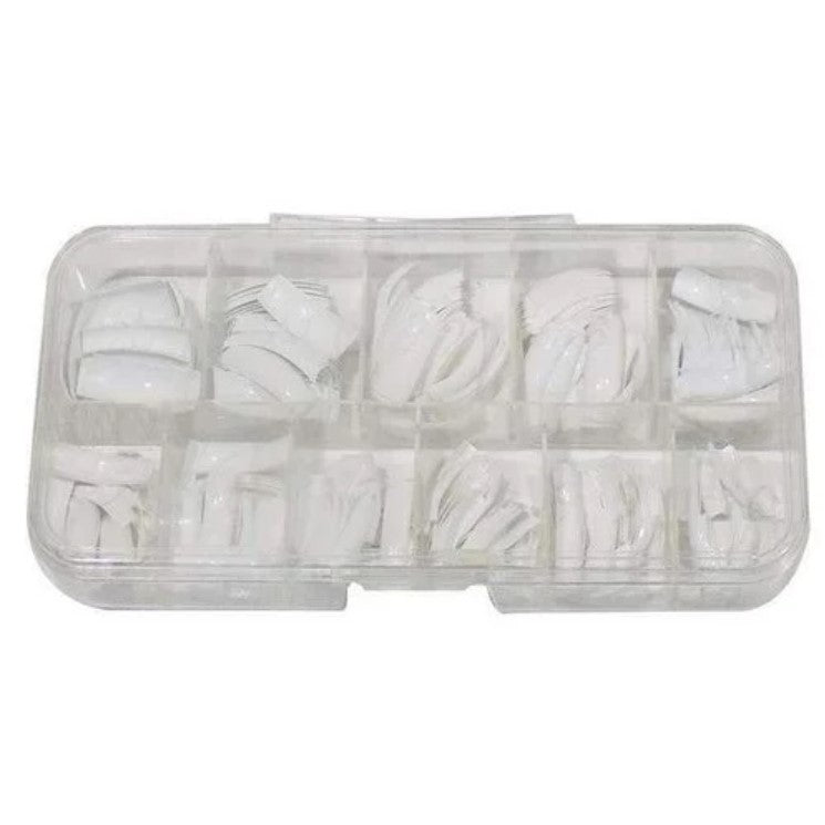 French Tip Box full set of sizes 0-10 (550 tips total)