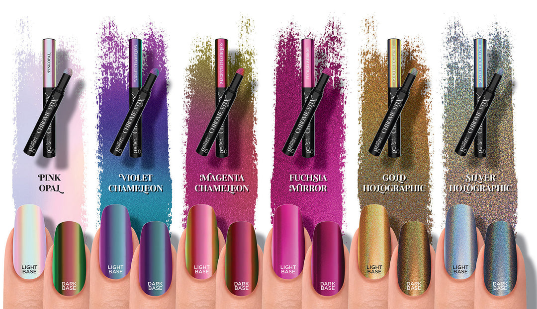 Gelish Chrome Stix 0.5g (0.02 Oz) - Magenta Chameleon