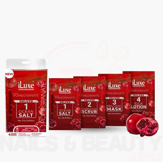 Iluxe Pedicure Kit 4 in 1 - Pomegranate