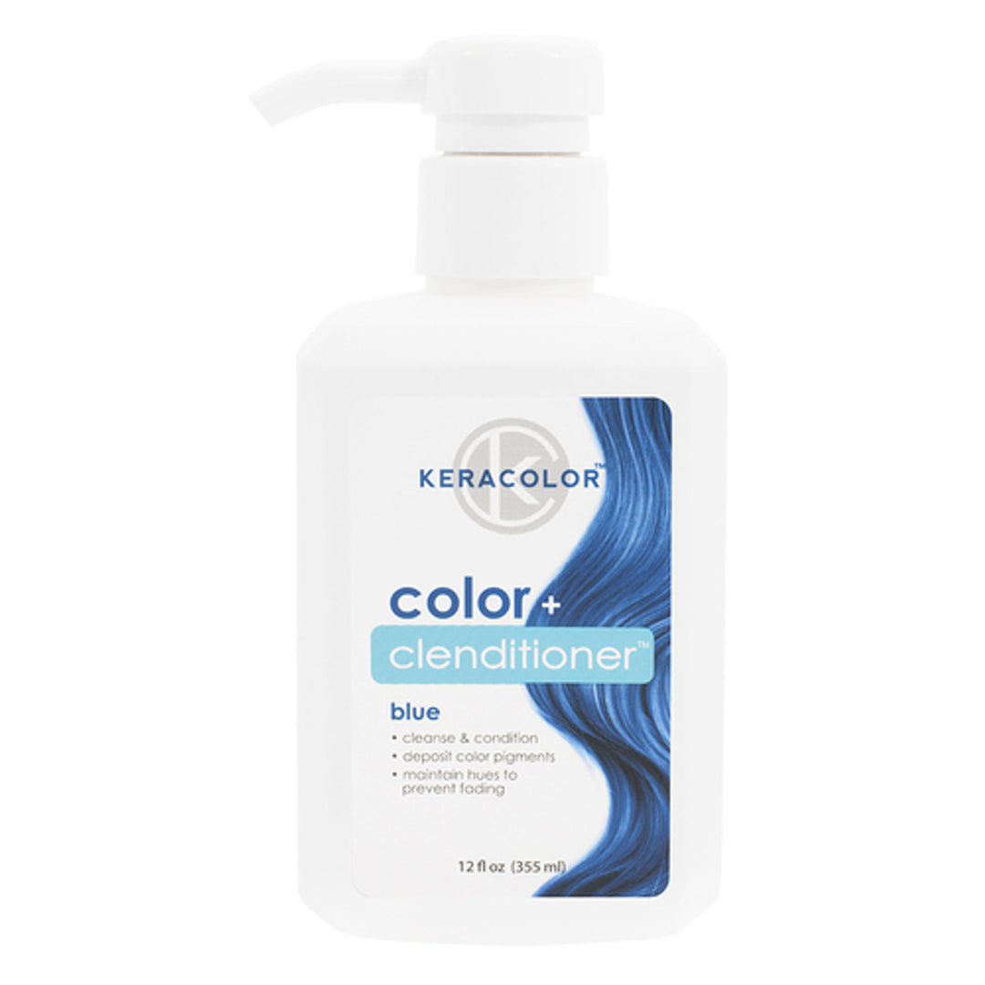 Keracolor Color+ Clenditioner 355ml - Blue